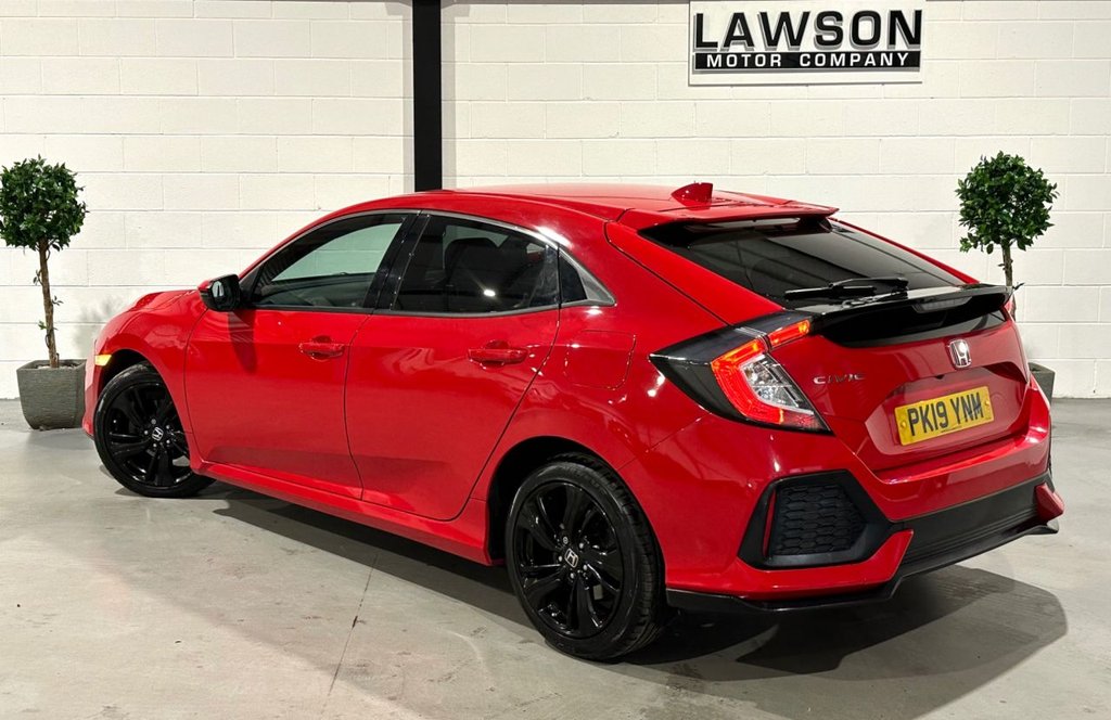 USED 2019 19 HONDA CIVIC 1.0 VTEC Turbo SR Hatchback 5dr Petrol CVT Euro 6 (s/s) (126 ps) 