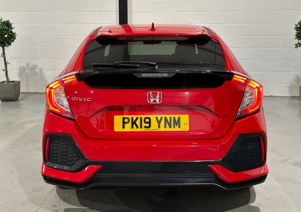 USED 2019 19 HONDA CIVIC 1.0 VTEC Turbo SR Hatchback 5dr Petrol CVT Euro 6 (s/s) (126 ps) 