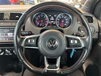 USED 2016 16 VOLKSWAGEN POLO 1.8 TSI BlueMotion Tech GTI Hatchback 3dr Petrol Manual Euro 6 (s/s) (192 ps) SPORT SEATS, LED HEADLIGHTS, REVERSE CAMERA, AIR CON, CRUISE CONTROL, FULL SERVICE HISTORY