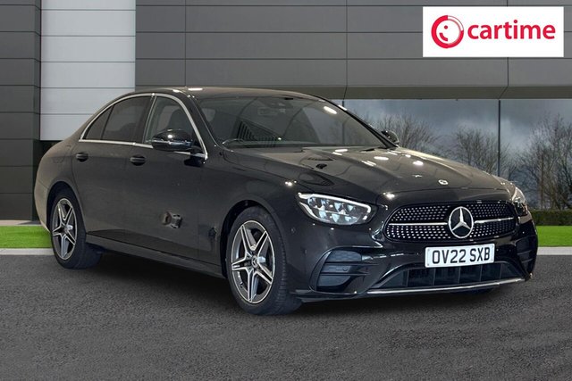 View our Mercedes-Benz E-Class 2.0 E200h MHEV AMG Line Saloon 4dr Petrol Hybrid G-Tronic+ Euro 6 (s/s) (211 ps) Smartphone Integration, Parking Package, Mirror Package, Seat Comfort Package, 18In Alloys