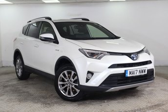 2017 TOYOTA RAV4 2.5 VVT-h Excel SUV 5dr Petrol Hybrid CVT 4WD Euro 6 (s/s) (Safety Sense, Nav) (197 ps) &pound;18775.00
