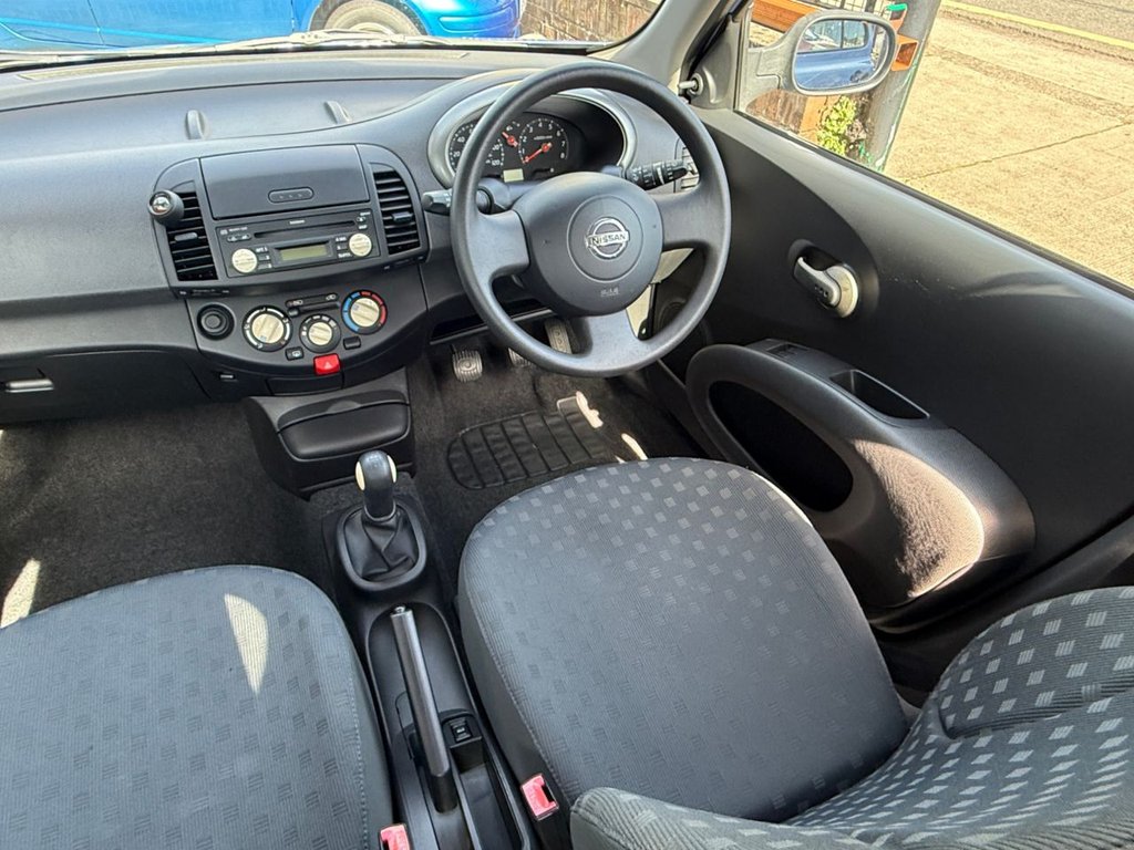 USED 2005 05 NISSAN MICRA 1.2 16v S Hatchback 5dr Petrol Manual (143 g/km, 79 bhp) FULL SERVICE HISTORY 11 STAMPS