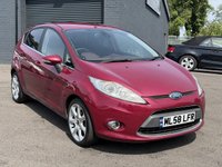 USED 2008 58 FORD FIESTA 1.4 Titanium Hatchback 5dr Petrol Manual (133 g/km, 94 bhp) 12 MOT + SERVICE HISTORY