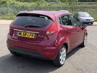 USED 2008 58 FORD FIESTA 1.4 Titanium Hatchback 5dr Petrol Manual (133 g/km, 94 bhp) 12 MOT + SERVICE HISTORY