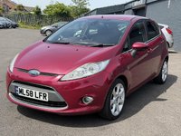USED 2008 58 FORD FIESTA 1.4 Titanium Hatchback 5dr Petrol Manual (133 g/km, 94 bhp) 12 MOT + SERVICE HISTORY