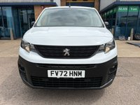 USED 2022 72 PEUGEOT PARTNER Professional Premium L1 1.5 BlueHDi 1000 SWB Diesel Panel Van Manual Euro 6 (s/s) (100 bhp) Recent service with all filters replaced - Only 34,111 miles, Facelift model - EURO 6 (ULEZ compliant) - Built in touchscreen with Satnav connectivity & DAB, Air conditioning, E/W, Bluetooth, rear parking sensors, cruise control, electric power fold mirror's, 3 seats, full bulkhead, ply lined, driver's airbag, side loading door, remote central Locking, Alarm, USB port, steering column radio control, barn rear doors, spare key, finance arranged on site & 6 months premium Autoguard warranty.