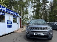 USED 2021 21 JEEP COMPASS 1.6 MultiJetII Longitude SUV 5dr Diesel Manual Euro 6 (s/s) (120 ps) DIESEL, JUST 50600 MILES, 5 SERVICE STAMPS, 2 KEYS, HALF LEATHER