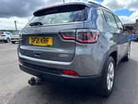 USED 2021 21 JEEP COMPASS 1.6 MultiJetII Longitude SUV 5dr Diesel Manual Euro 6 (s/s) (120 ps) DIESEL, JUST 50600 MILES, 5 SERVICE STAMPS, 2 KEYS, HALF LEATHER