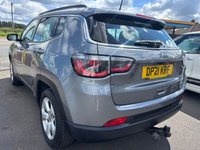 USED 2021 21 JEEP COMPASS 1.6 MultiJetII Longitude SUV 5dr Diesel Manual Euro 6 (s/s) (120 ps) DIESEL, JUST 50600 MILES, 5 SERVICE STAMPS, 2 KEYS, HALF LEATHER