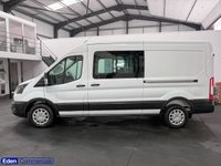 USED 2024 73 FORD TRANSIT 2.0 350 EcoBlue Trend Crew Van Double Cab Manual L3 H2 * 6 SEATER CREW * AIR CON + DAB + CRUISE