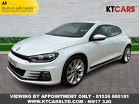 USED 2016 16 VOLKSWAGEN SCIROCCO 2.0 TSI BlueMotion Tech GT Hatchback 3dr Petrol Manual Euro 6 (s/s) (180 ps) Mot 1st June 2027, No Advisories, + Comprehensive Service History, 10 Stamps, + 2 Previous Owners, last keeper 2023, + 3 Months Warranty, + ULEZ compliant, + Sat nav, + DAB radio, + Bluetooth, + VW multimedia, + Front/rear sensors, + Climate control, + Auto lights, + Electric mirrors & windows, + Isofix, + Alloys
