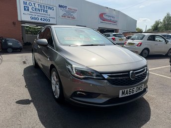 2016 VAUXHALL ASTRA 1.4i Turbo SRi Hatchback 5dr Petrol Manual Euro 6 (150 ps) &pound;5995.00