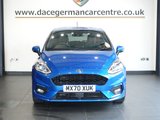 USED 2020 70 FORD FIESTA 1.0T EcoBoost ST-Line Edition Hatchback 3dr Petrol Manual Euro 6 (s/s) (95 ps) 1 OWNER FROM NEW, COMES WITH A FULL SERVICE HISTORY + SATELLITE NAVIGATION + APPS CONTROL + BLUETOOTH CONNECTIVITY + DAB DIGITAL RADIO + IN CAR ENTERTAINMENT WITH TOUCH SCREEN MEDIA DISPLAY + CLIMATE CONTROL + AIR CONDITIONING + ECO STOP START SYSTEM + LED DAY TIME RUNNING LIGHTS + PARKING SENSORS + LEATHER MULTI FUNCTIONAL STEERING WHEEL + VOICE CONTROL + ELECTRIC DOOR MIRRORS + ELECTRIC WINDOWS + 60/40 FOLDING REAR SEATS + 17 INCH ALLOY WHEELS....