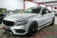 USED 2016 65 MERCEDES-BENZ C-CLASS 2.1 C220d AMG Line (Premium) Coupe 2dr Diesel G-Tronic+ Euro 6 (s/s) (170 ps) PAN ROOF! REAR CAMERA! AMG WHEELS!