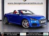 USED 2017 17 AUDI TTS 2.0 TFSI Roadster 2dr Petrol S Tronic quattro Euro 6 (s/s) (310 ps) IMPRESSIVE AUDI COUPE AUTOMATIC - COMES WITH A DOCUMENTED SERVICE HISTORY + TECHNOLOGY PACK + VIRTUAL COCKPIT DIGITAL DASH DISPLAY + APPLE CARPLAY / ANDROID AUTO + BLUETOOTH CONNECTIVITY INCLUDING MEDIA STREAMING + AUTOMATIC LED HEADLIGHTS + DAB DIGITAL RADIO + FRONT AND REAR PARKING SENSORS + LANE ASSIST + ECO STOP/START SYSTEM + DELUXE AUTOMATIC AIR CONDITIONING + LEATHER MULTIFUNCTIONAL LEATHER STEERING WHEEL + CRUISE CONTROL + IN CAR ENTERTAINMENT + HILL HOLD START ASSIST