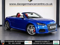 USED 2017 17 AUDI TTS 2.0 TFSI Roadster 2dr Petrol S Tronic quattro Euro 6 (s/s) (310 ps) IMPRESSIVE AUDI COUPE AUTOMATIC - COMES WITH A DOCUMENTED SERVICE HISTORY + TECHNOLOGY PACK + VIRTUAL COCKPIT DIGITAL DASH DISPLAY + APPLE CARPLAY / ANDROID AUTO + BLUETOOTH CONNECTIVITY INCLUDING MEDIA STREAMING + AUTOMATIC LED HEADLIGHTS + DAB DIGITAL RADIO + FRONT AND REAR PARKING SENSORS + LANE ASSIST + ECO STOP/START SYSTEM + DELUXE AUTOMATIC AIR CONDITIONING + LEATHER MULTIFUNCTIONAL LEATHER STEERING WHEEL + CRUISE CONTROL + IN CAR ENTERTAINMENT + HILL HOLD START ASSIST