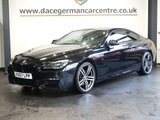 USED 2017 67 BMW 6 SERIES 3.0 640d M Sport Coupe 2dr Diesel Auto Euro 6 (s/s) (313 ps) LUXURY BMW COUPE - COMES WITH A FULL BMW MAIN DEALER SERVICE HISTORY + PROFESSIONAL SATELLITE NAVIGATION + BLUETOOTH PHONE CONNECTIVITY INCLUDING MEDIA STREAMING + 20 INCH BI COLOUR DIAMOND CUT ALLOY WHEELS+ DAB DIGITAL RADIO + KEYLESS START + CRUISE CONTROL + FRONT AND REAR PARKING SENSORS + IN CAR ENTERTAINMENT WITH DVD PLAYER + LED DAY TIME RUNNING LIGHTS + ECO STOP START SYSTEM + DUAL ZONE CLIMATE CONTROL + AIR CONDITIONING + LEATHER MULTI FUNCTION STEERING WHEEL WITH PADDLE SHIFT GEAR SELEC