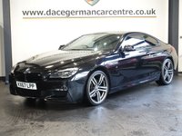 USED 2017 67 BMW 6 SERIES 3.0 640d M Sport Coupe 2dr Diesel Auto Euro 6 (s/s) (313 ps) LUXURY BMW COUPE - COMES WITH A FULL BMW MAIN DEALER SERVICE HISTORY + PROFESSIONAL SATELLITE NAVIGATION + BLUETOOTH PHONE CONNECTIVITY INCLUDING MEDIA STREAMING + 20 INCH BI COLOUR DIAMOND CUT ALLOY WHEELS+ DAB DIGITAL RADIO + KEYLESS START + CRUISE CONTROL + FRONT AND REAR PARKING SENSORS + IN CAR ENTERTAINMENT WITH DVD PLAYER + LED DAY TIME RUNNING LIGHTS + ECO STOP START SYSTEM + DUAL ZONE CLIMATE CONTROL + AIR CONDITIONING + LEATHER MULTI FUNCTION STEERING WHEEL WITH PADDLE SHIFT GEAR SELEC