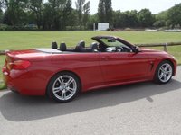 USED 2015 65 BMW 4 SERIES 2.0 428i M Sport Convertible 2dr Petrol Auto Euro 6 (s/s) (245 ps)  HEATED STEERING WHEEL WITH WARM AIR COLLER 
