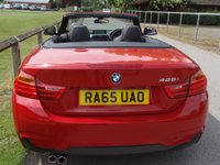 USED 2015 65 BMW 4 SERIES 2.0 428i M Sport Convertible 2dr Petrol Auto Euro 6 (s/s) (245 ps)  HEATED STEERING WHEEL WITH WARM AIR COLLER 