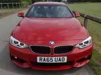USED 2015 65 BMW 4 SERIES 2.0 428i M Sport Convertible 2dr Petrol Auto Euro 6 (s/s) (245 ps)  HEATED STEERING WHEEL WITH WARM AIR COLLER 