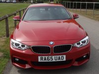 USED 2015 65 BMW 4 SERIES 2.0 428i M Sport Convertible 2dr Petrol Auto Euro 6 (s/s) (245 ps)  HEATED STEERING WHEEL WITH WARM AIR COLLER 