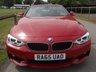 USED 2015 65 BMW 4 SERIES 2.0 428i M Sport Convertible 2dr Petrol Auto Euro 6 (s/s) (245 ps)  HEATED STEERING WHEEL WITH WARM AIR COLLER 