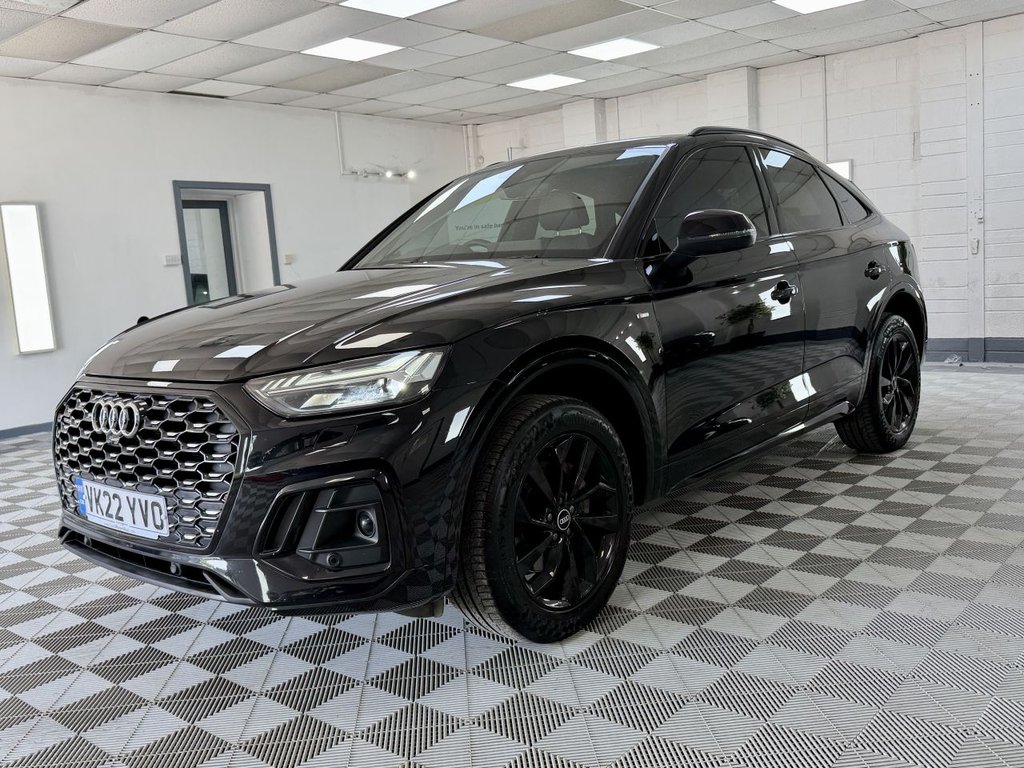 USED 2022 22 AUDI Q5 2.0 TDI 40 S line Sportback 5dr Diesel S Tronic quattro Euro 6 (s/s) (204 ps) 
