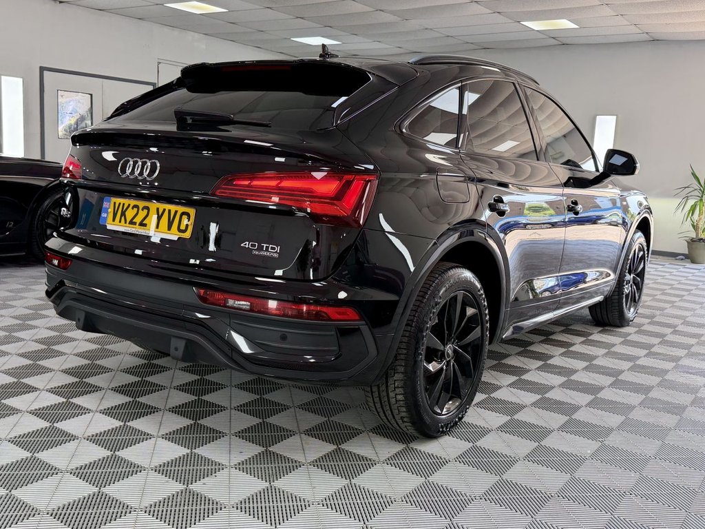 USED 2022 22 AUDI Q5 2.0 TDI 40 S line Sportback 5dr Diesel S Tronic quattro Euro 6 (s/s) (204 ps) 