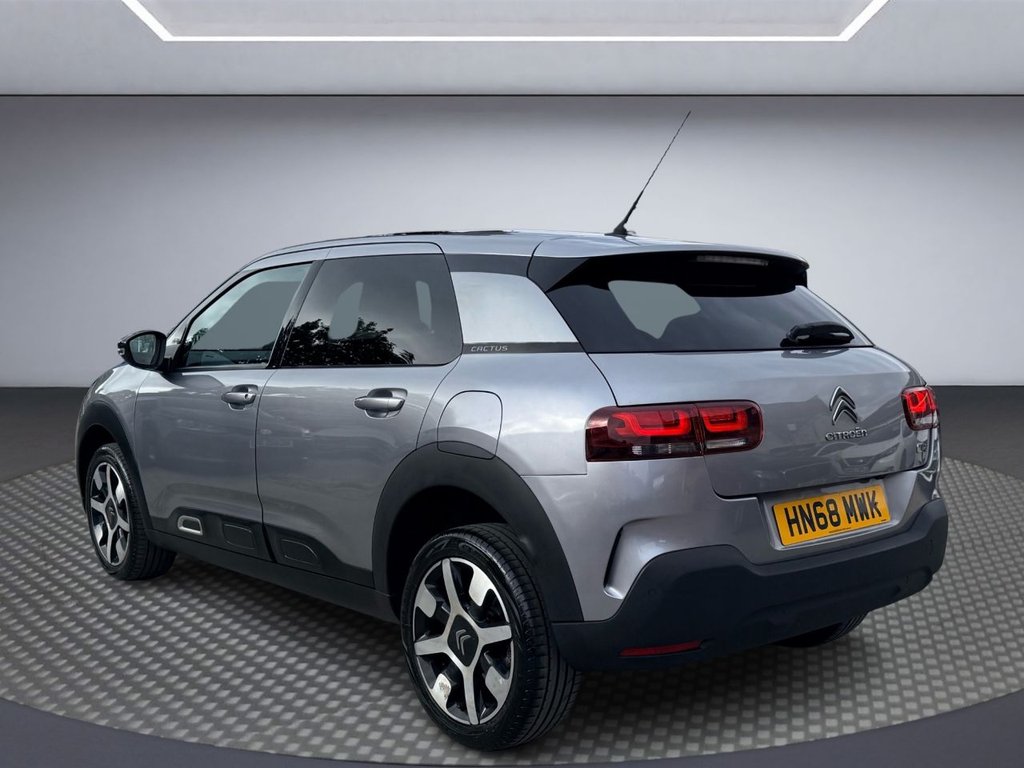 USED 2019 68 CITROEN C4 CACTUS 1.2 PureTech GPF Flair Hatchback 5dr Petrol EAT6 Euro 6 (s/s) (110 ps) PAN ROOF+APP CARPLAY+R/CAMERA+NAV