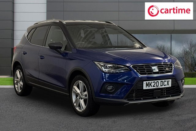 View our Seat Arona 1.0 TSI GPF FR SUV 5dr Petrol DSG Euro 6 (s/s) (115 ps) Rear Parking Sensors, Full Link Smartphone Integration, Connectivity Pack Plus, Interior Chrome Pack, 17In Alloys