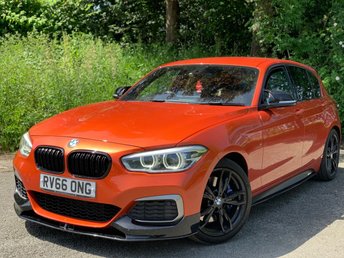 2016 BMW 1 SERIES 3.0 M140i Hatchback 5dr Petrol Auto Euro 6 (s/s) (340 ps)+2 KEYS+FSH+HEATED SEATS+CRUISE+FULL BODYKIT+PRO NAV+HARMAN KARDON SOUND SYSTEM+ALLOYS+HPI CLEAR+VOSA MOT HISTORY PRINTOUT, PART EXCHANGE WELCOME, FULL DEALER FACILITIES, CLEAN CAR+NICE DRIVE &pound;15490.00
