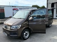 USED 2018 68 VOLKSWAGEN TRANSPORTER SHUTTLE 2.0 TDI SE Minibus Double Cab 5dr Diesel DSG FWD LWB Euro 6 (s/s) (150 ps) 2 KEYS, SERVICE HISTORY