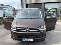 USED 2018 68 VOLKSWAGEN TRANSPORTER SHUTTLE 2.0 TDI SE Minibus Double Cab 5dr Diesel DSG FWD LWB Euro 6 (s/s) (150 ps) 2 KEYS, SERVICE HISTORY