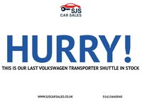 USED 2018 68 VOLKSWAGEN TRANSPORTER SHUTTLE 2.0 TDI SE Minibus Double Cab 5dr Diesel DSG FWD LWB Euro 6 (s/s) (150 ps) 2 KEYS, SERVICE HISTORY