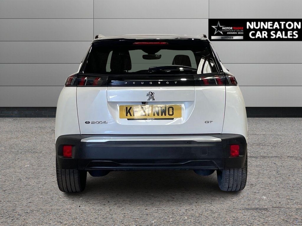USED 2021 21 PEUGEOT E-2008 50kWh GT Premium SUV 5dr Electric Auto (136 ps) APPLE CAR PLAY AND ANDROID AUTO