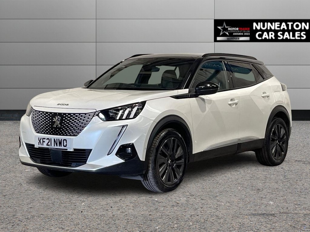 USED 2021 21 PEUGEOT E-2008 50kWh GT Premium SUV 5dr Electric Auto (136 ps) APPLE CAR PLAY AND ANDROID AUTO