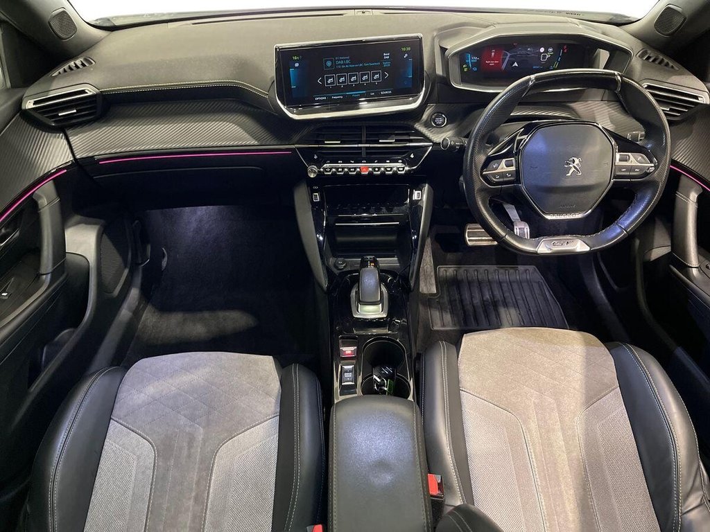 USED 2021 21 PEUGEOT E-2008 50kWh GT Premium SUV 5dr Electric Auto (136 ps) APPLE CAR PLAY AND ANDROID AUTO