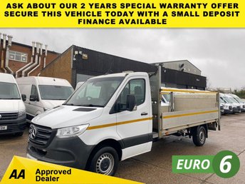 2020 MERCEDES-BENZ SPRINTER 2.1 316 CDI L3 RWD DROPSIDE PICK UP FLATBED TAIL LIFT 3.5T 161BHP. CAMERA. FINANCE. PX &pound;8990.00