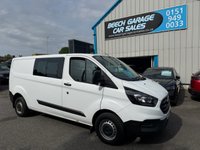 USED 2021 71 FORD TRANSIT CUSTOM 2.0 300 EcoBlue Leader Crew Van Double Cab 5dr Diesel Manual L2 H1 Euro 6 (s/s) (105 ps) 