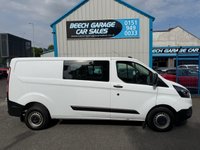 USED 2021 71 FORD TRANSIT CUSTOM 2.0 300 EcoBlue Leader Crew Van Double Cab 5dr Diesel Manual L2 H1 Euro 6 (s/s) (105 ps) 