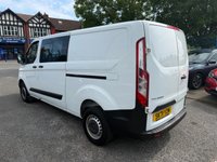 USED 2021 71 FORD TRANSIT CUSTOM 2.0 300 EcoBlue Leader Crew Van Double Cab 5dr Diesel Manual L2 H1 Euro 6 (s/s) (105 ps) 