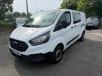 USED 2021 71 FORD TRANSIT CUSTOM 2.0 300 EcoBlue Leader Crew Van Double Cab 5dr Diesel Manual L2 H1 Euro 6 (s/s) (105 ps) 