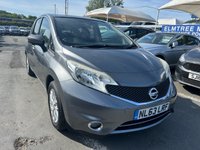 USED 2013 63 NISSAN NOTE 1.2 Petrol, 12V, Acenta Premium, 5 Door Hatchback, Manual, �&pound;20 Yearly Road Tax (Low Emissions). FULL 12 MONTH MOT WITH EVERY CAR