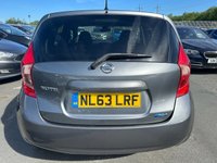 USED 2013 63 NISSAN NOTE 1.2 Petrol, 12V, Acenta Premium, 5 Door Hatchback, Manual, �&pound;20 Yearly Road Tax (Low Emissions). FULL 12 MONTH MOT WITH EVERY CAR