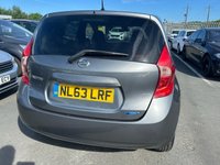 USED 2013 63 NISSAN NOTE 1.2 Petrol, 12V, Acenta Premium, 5 Door Hatchback, Manual, �&pound;20 Yearly Road Tax (Low Emissions). FULL 12 MONTH MOT WITH EVERY CAR