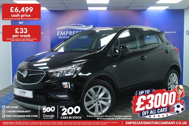 View our Vauxhall Mokka X range