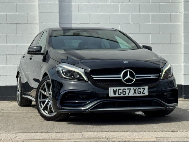 View our Mercedes-Benz A-Class 2.0 A45 AMG (Premium) Hatchback 5dr Petrol SpdS DCT 4MATIC Euro 6 (s/s) (381 ps)