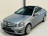 USED 2014 14 MERCEDES-BENZ C-CLASS 2.1 C220 CDI AMG Sport Edition Coupe 2dr Diesel G-Tronic+ Euro 5 (s/s) (170 ps) Palladium Silver | Pan Roof | Xenons | Sat Nav | Reverse Camera | Heated Seats