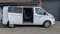 USED 2023 23 FORD TRANSIT CUSTOM 2.0 300 EcoBlue Limited Crew Van Double Cab 5dr Diesel Auto L2 H1 Euro 6 (130 ps) *** AUTO - 5 SEATS - AIR CON - CRUISE ***